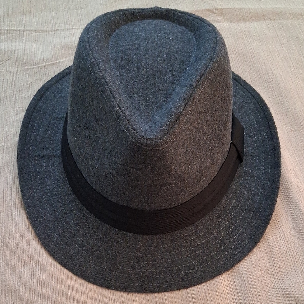 Gray Fedora Hat - Unisex